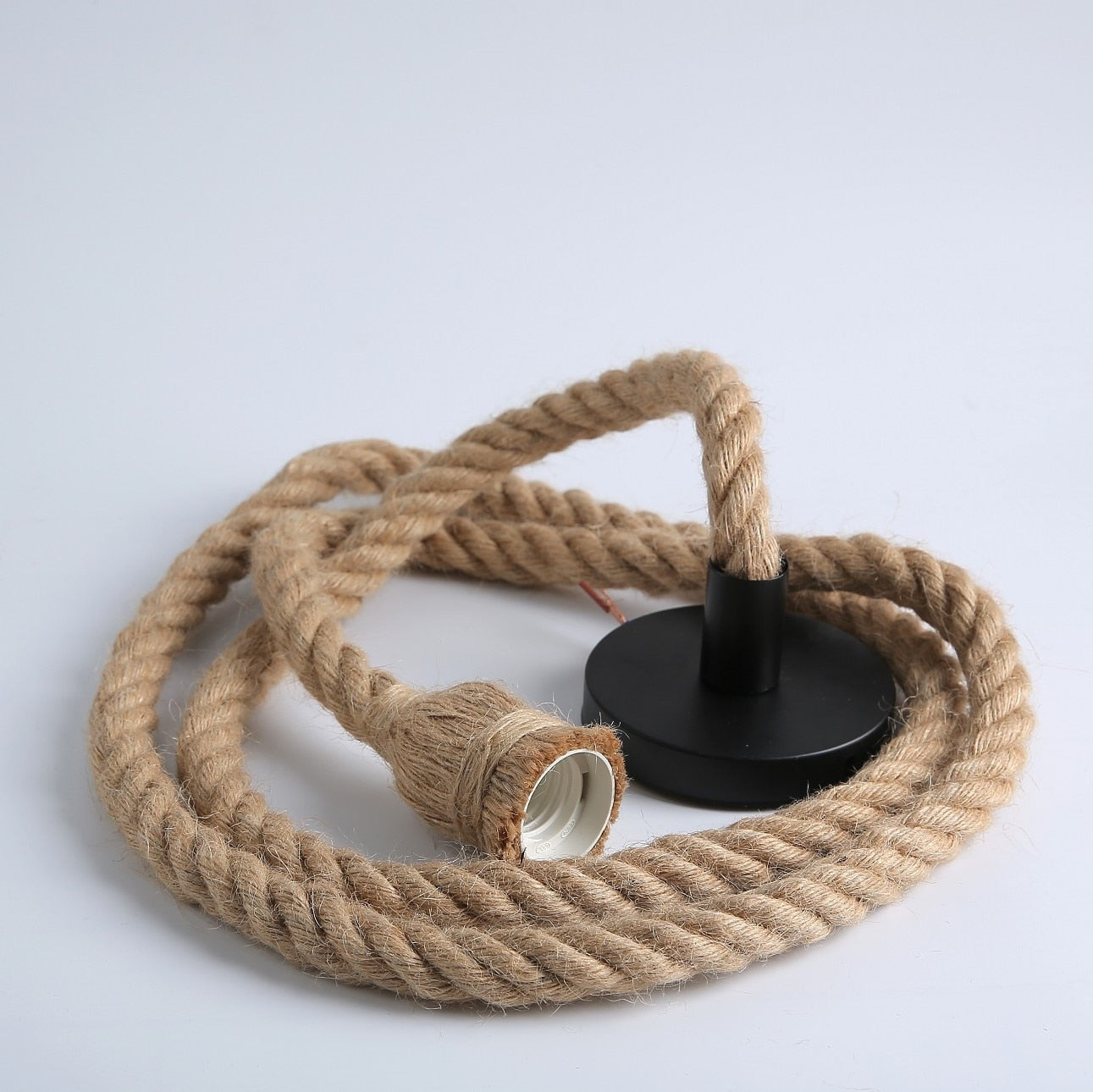 Hemp Rope Lights Vintage Retro Loft Hanging Lamp