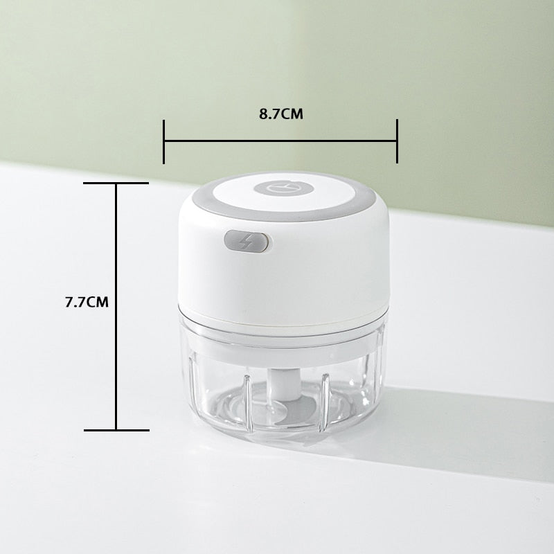 Electric Garlic Masher Sturdy Durable Mini Chopper