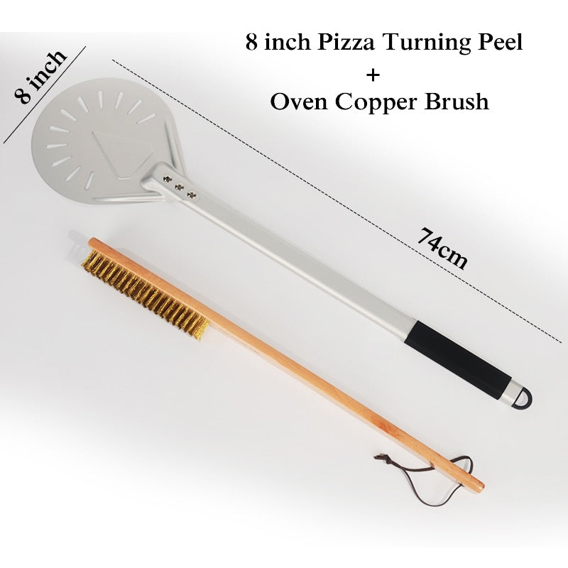 Perforated Turning Peel Pizza Shovel