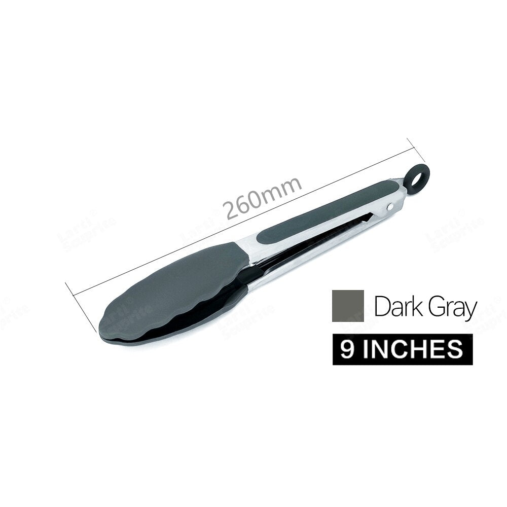 Silicone Food Tong Cooking Clip Thicken