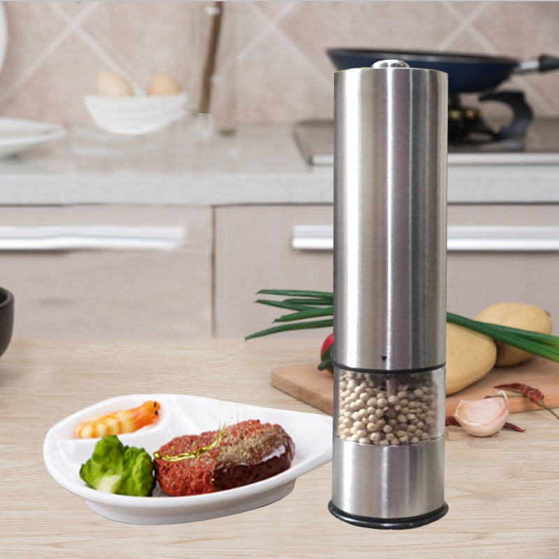 Electric Pepper Grinder Salt Spice Herbal Containers