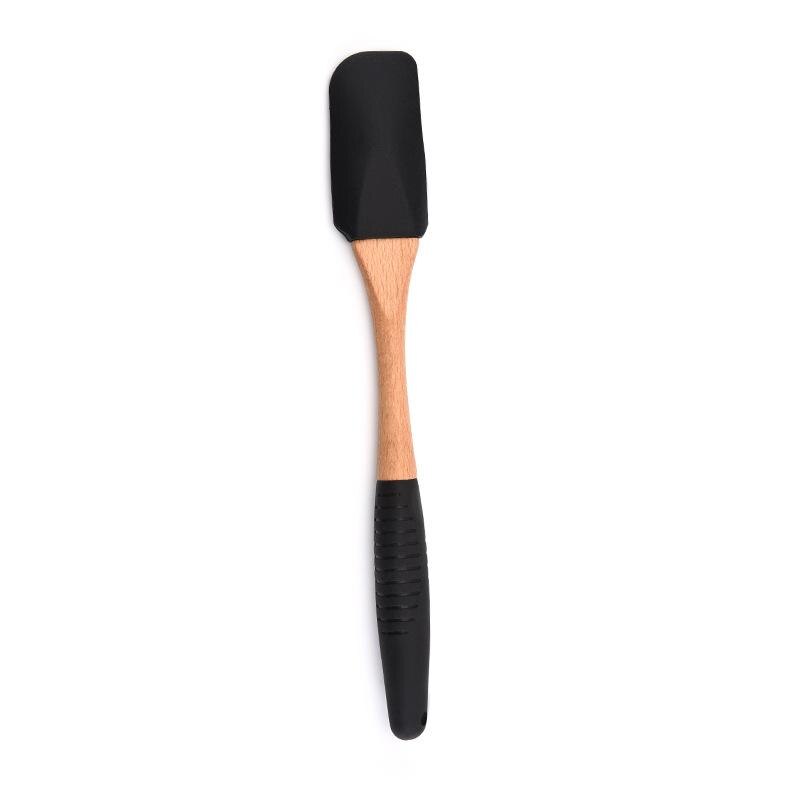 Silicone Wood Turner Spatula Brush