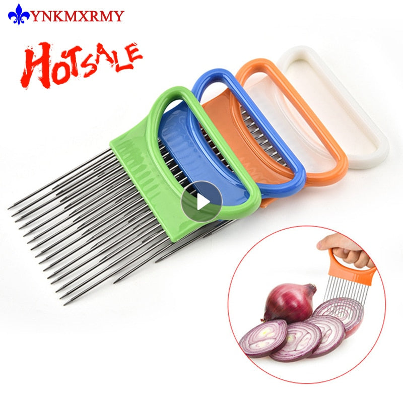 Handheld Onion Potato Fork Vegetables Fruit Slicer