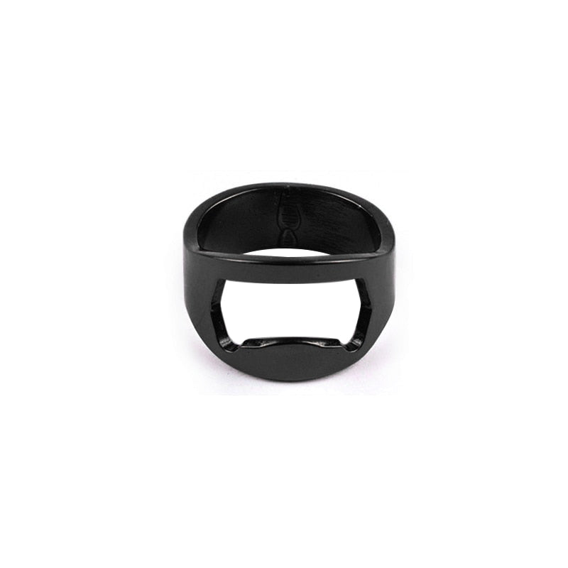 Stainless Steel Beer Ring Bottle Opener