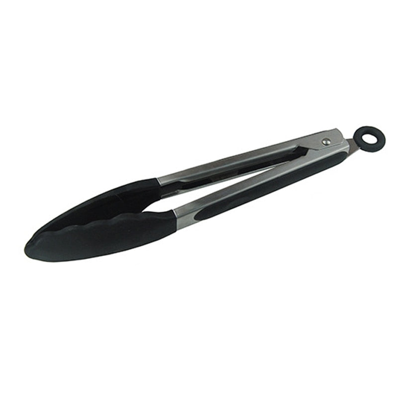 Silicone Barbecue Grilling Tongs