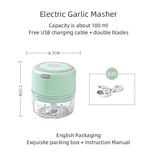 Electric Kitchen Chopper Masher