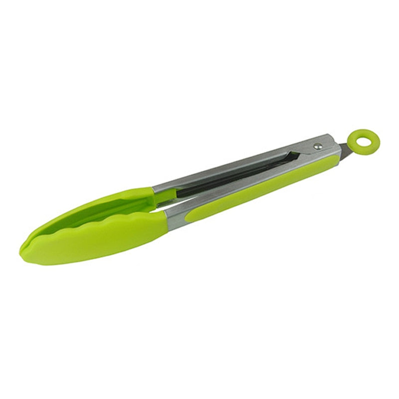Silicone Barbecue Grilling Tongs