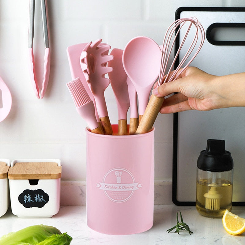 Silicone Kitchen Cooking Utensils Spatula