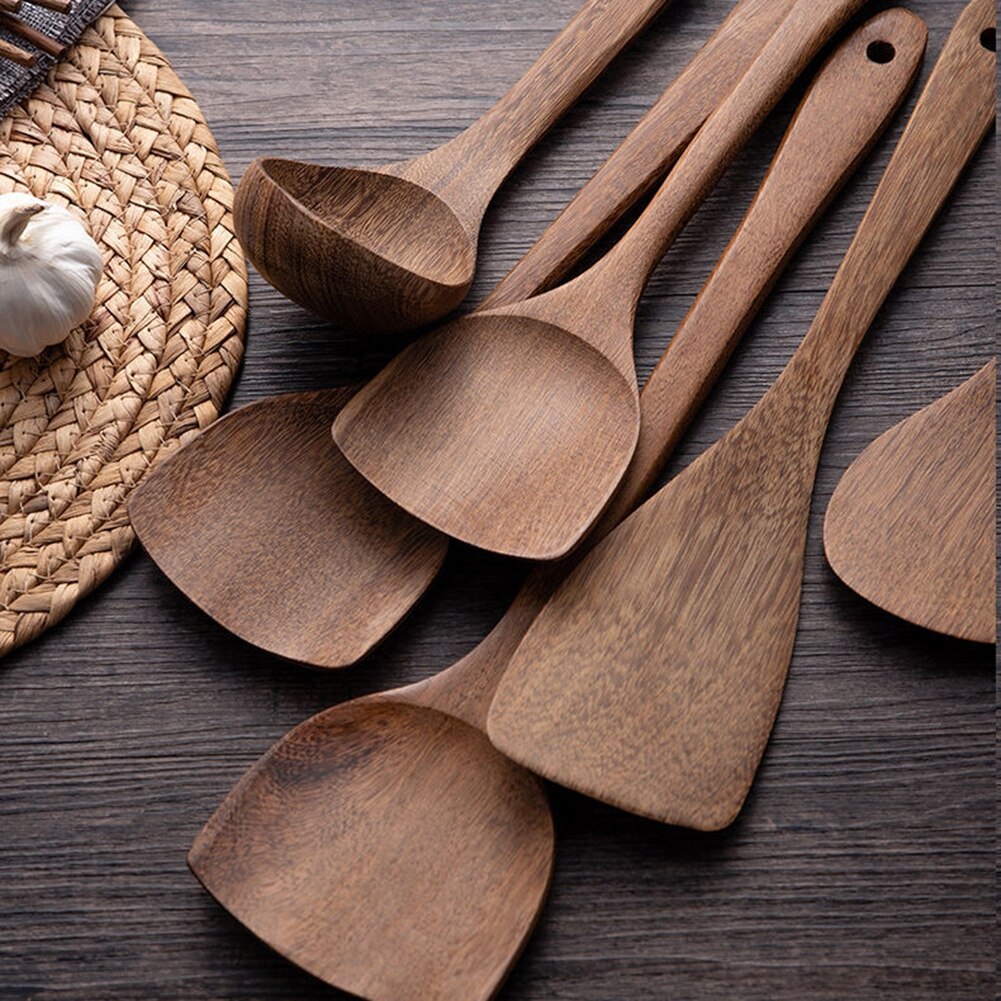 Wood Kitchenware Cooking Utensils