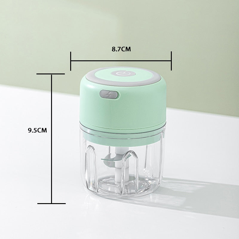 Electric Garlic Masher Sturdy Durable Mini Chopper