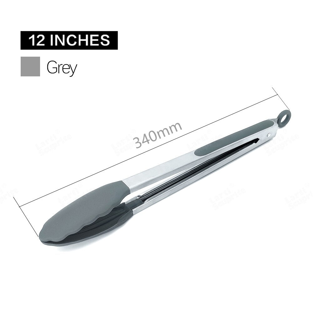 Silicone Food Tong Cooking Clip Thicken