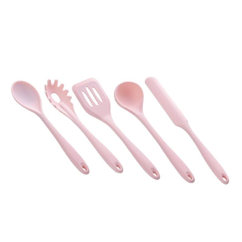 5 Piece Silicone Large Spatula Set