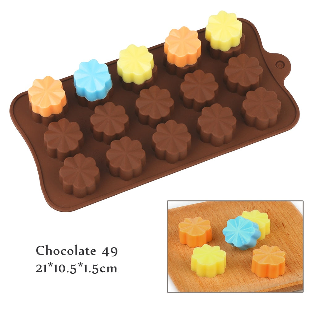 Silicone Chocolate Mold 3D Shapes Mold