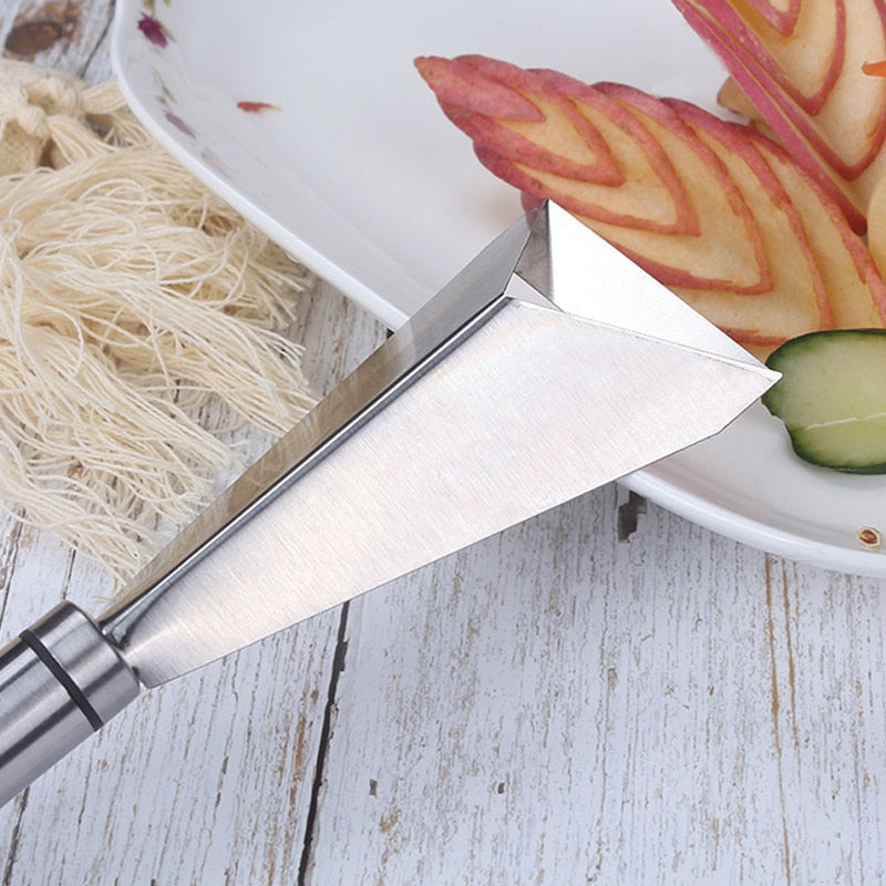 Fruit Vegetable Salad Slicer Cutter Carving Knife