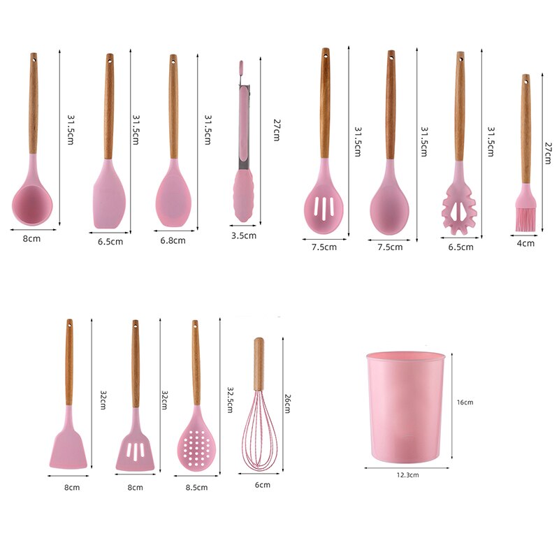 Silicone Kitchen Cooking Utensils Spatula