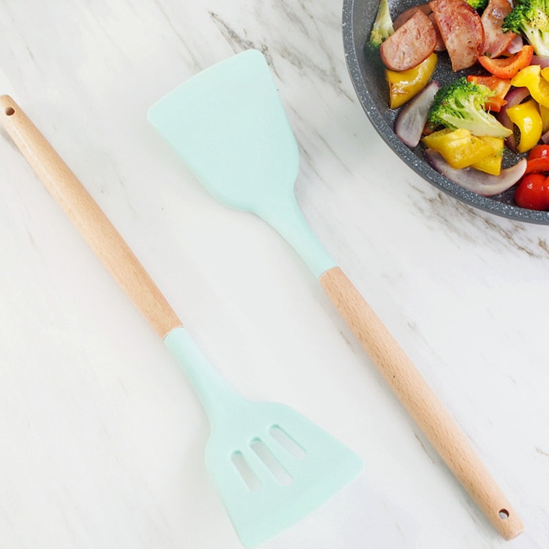 Silicone Kitchen Cooking Utensils Spatula