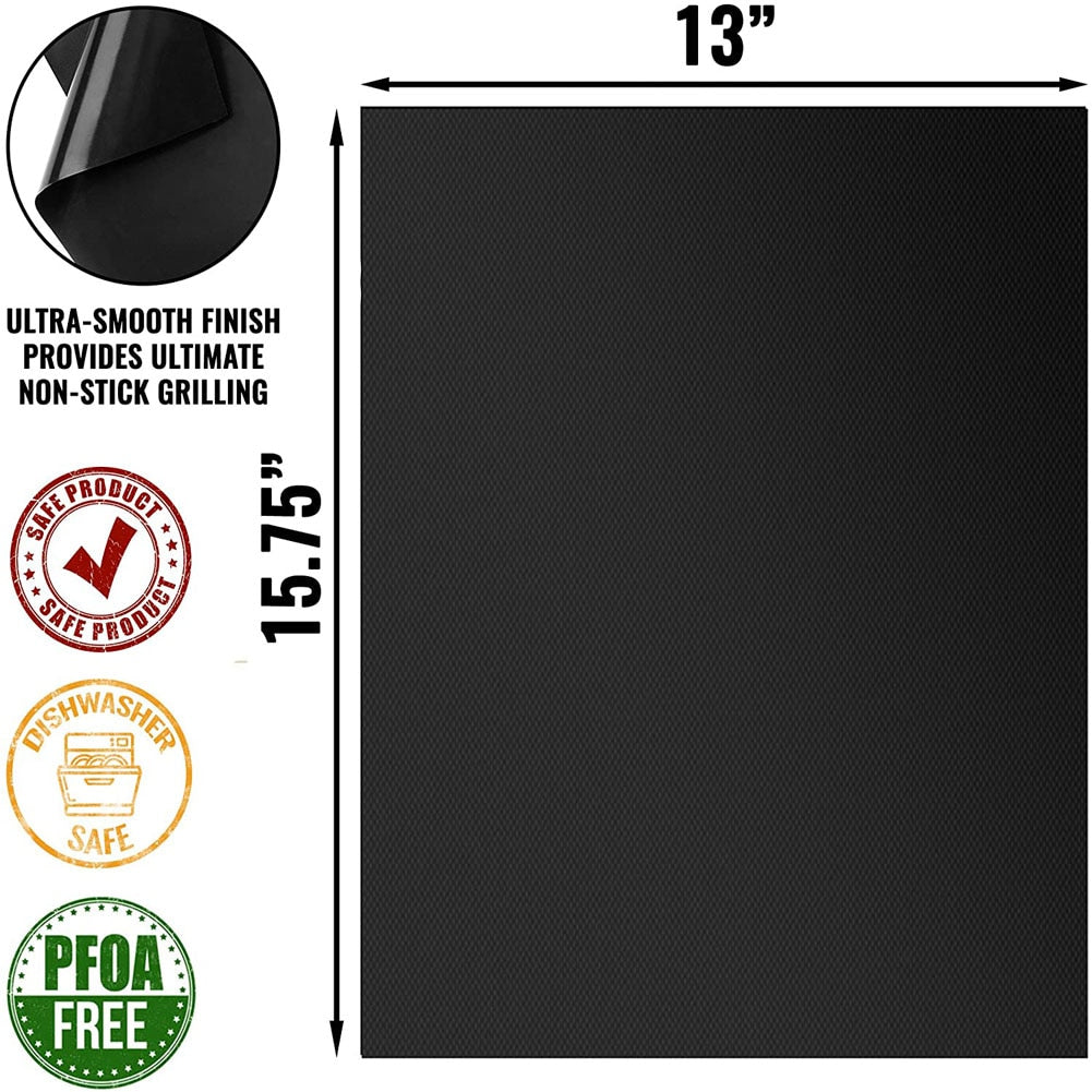 Non-stick BBQ Grill Mat 40*33cm Baking Mat