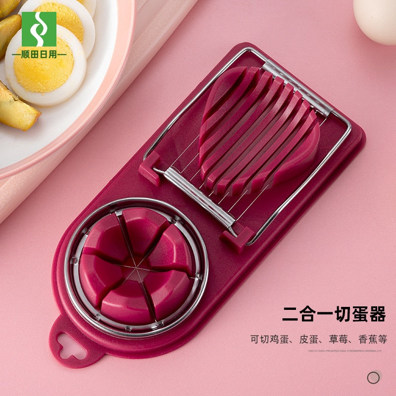 Multifunctional Egg Cutter Stainless Steel