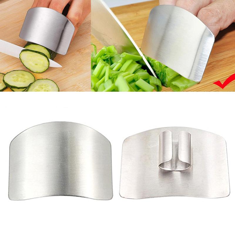 1piece Stainless Steel Finger Protector Kitchen Knife