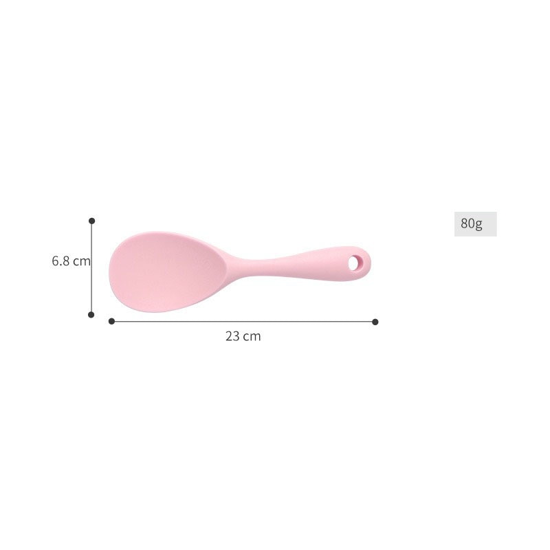 Pink Silicone Heat-Resistant Spatula