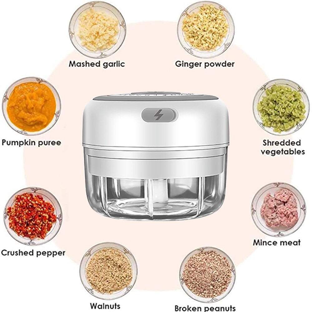 Mini Electric Garlic Chopper USB