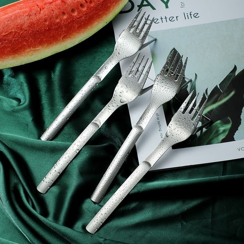 Watermelon Slicer with Fork Durable Watermelon Cutter