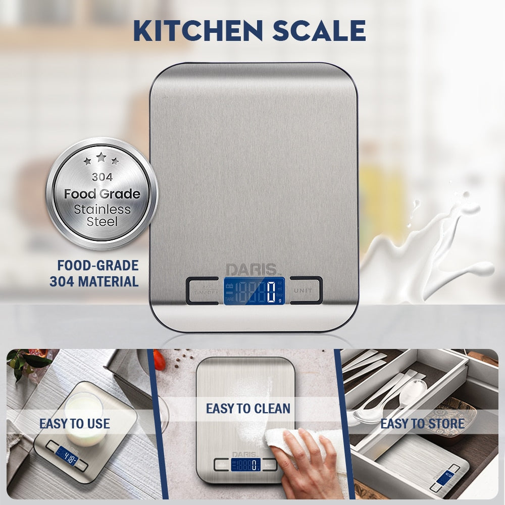 Digital Food Kitchen Scale 10kg Weight Multifunction