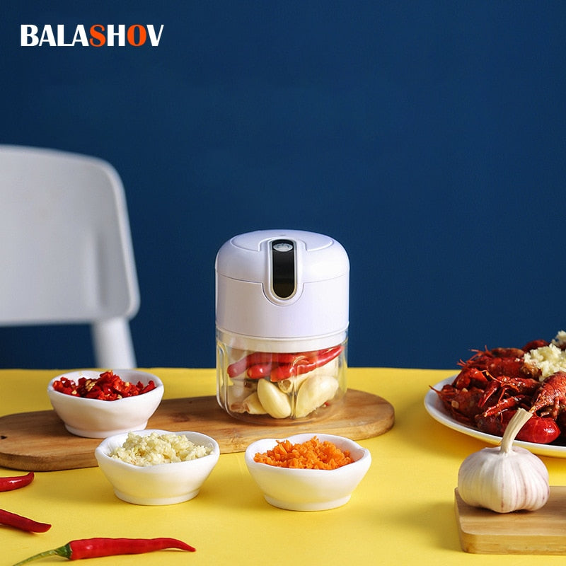 Mini Electric Food Mixers Kitchen Garlic Chopper
