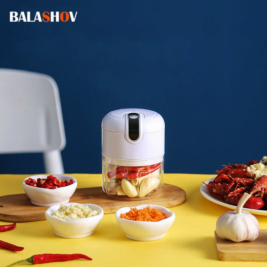 Mini Electric Food Mixers Kitchen Garlic Chopper