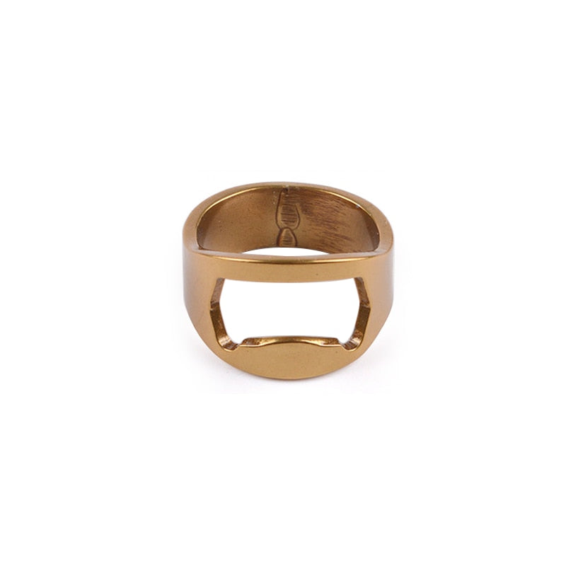 Stainless Steel Beer Ring Bottle Opener