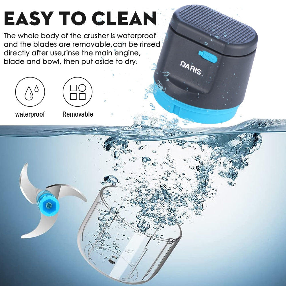 Electric Kitchen Chopper Garlic Masher