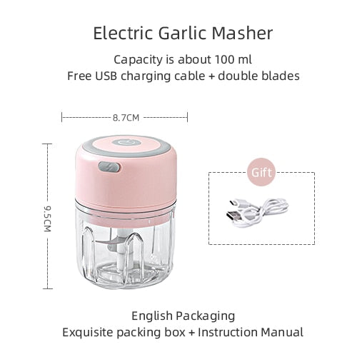 Electric Kitchen Chopper Masher
