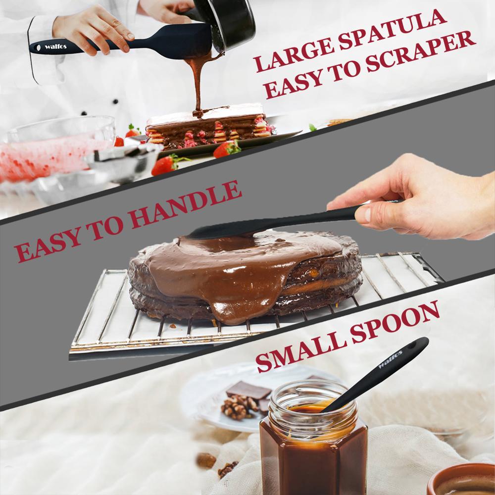 5 Piecs Non-Stick Silicone Cream Spatula