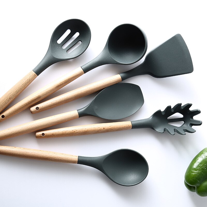 Silicone Kitchenware Cooking Utensils Set