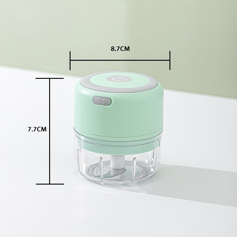 Electric Garlic Masher Sturdy Durable Mini Chopper