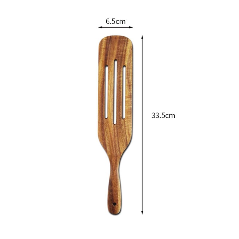 Wooden Spatula For Cooking Slotted