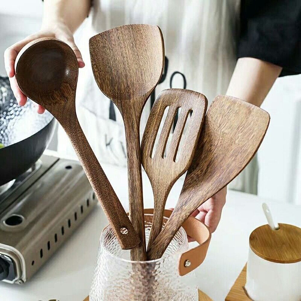Wood Kitchenware Cooking Utensils
