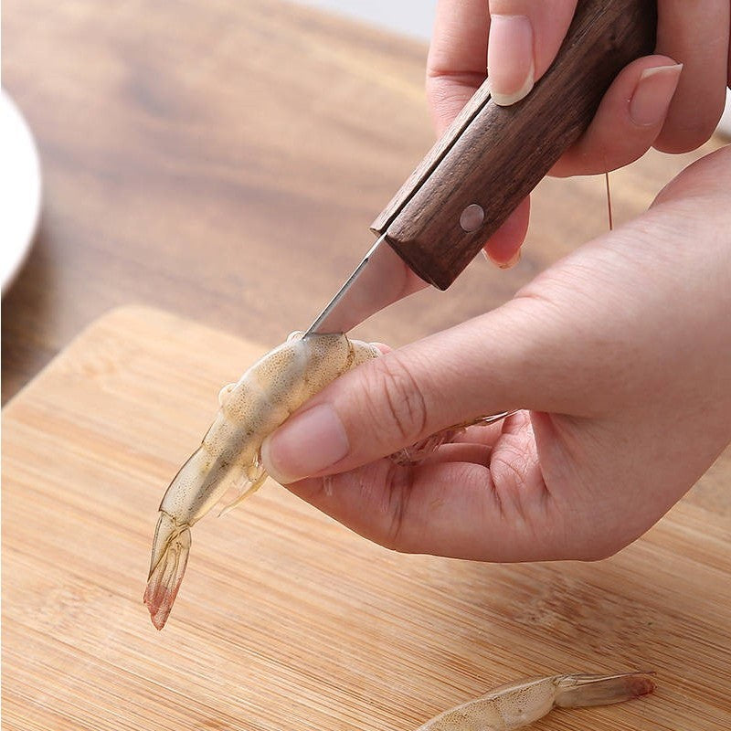 Shrimp Peeler Prawn Deveiner Fishing Knife
