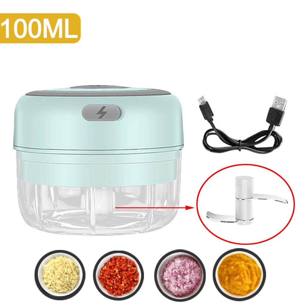 Mini Electric Garlic Chopper Masher