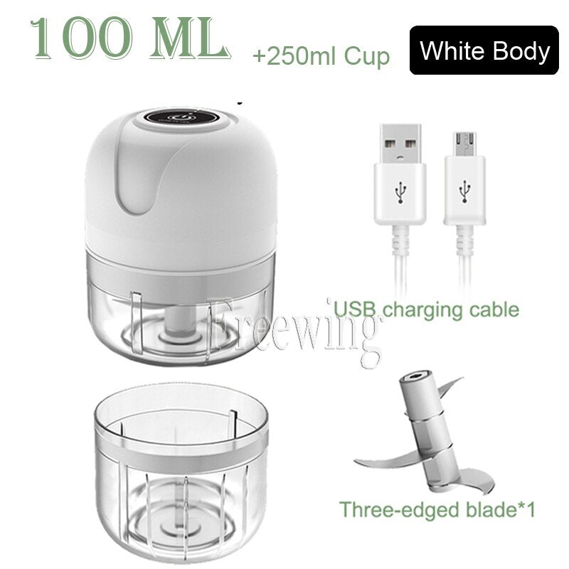 Powerful Mini Electric Garlic Chopper