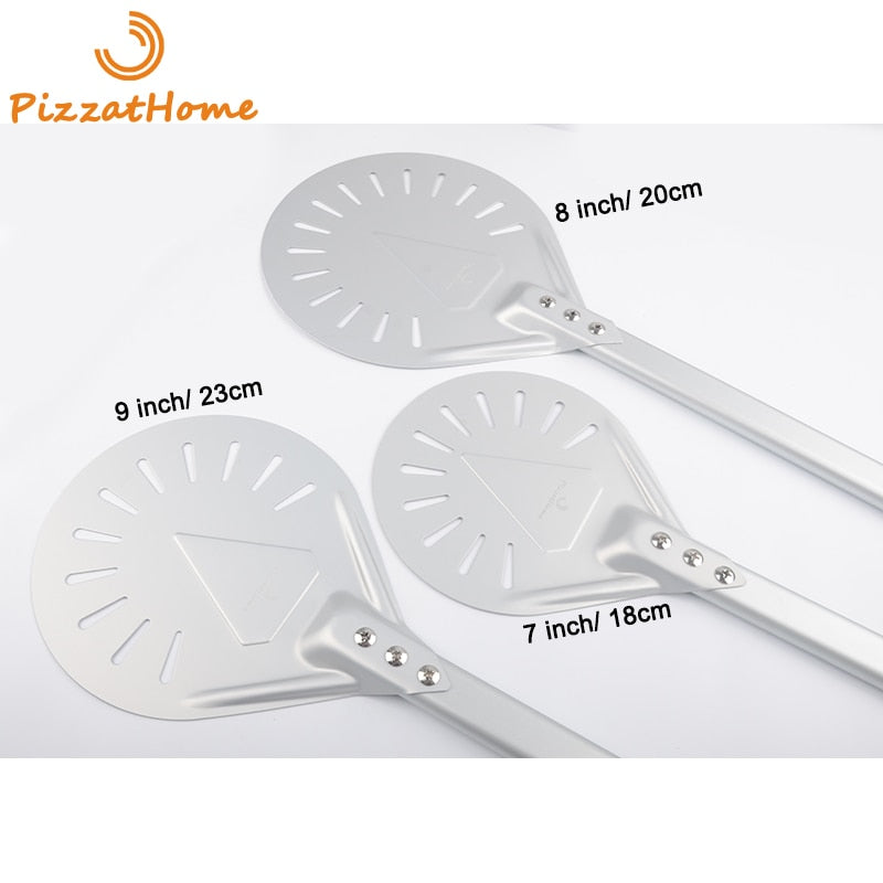 Perforated Turning Peel Pizza Shovel