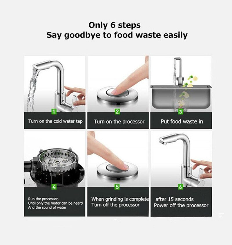 Stainless Steel Food Residue Shredder