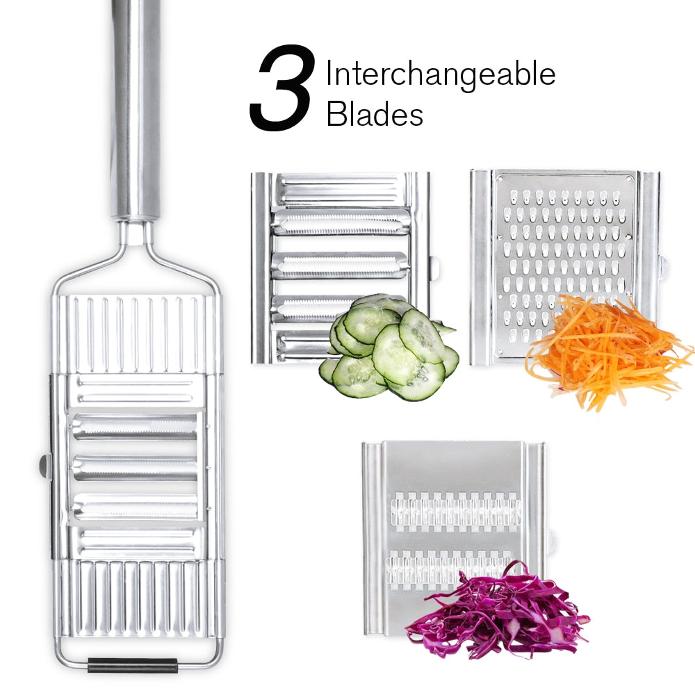 Portable Manual Vegetable Slicer Easy Clean Grater