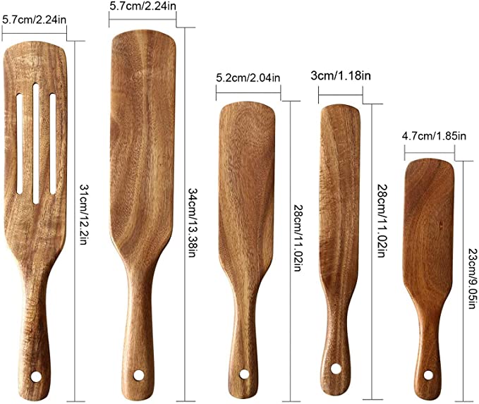 Non Stick Cooking Utensils Wooden Spatula
