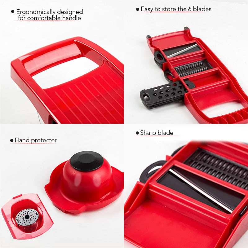 Myvit Vegetable Cutter with Steel Blade Slicer