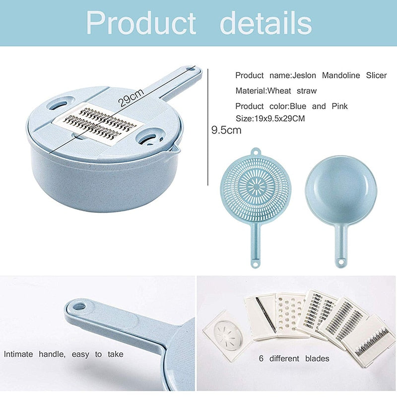 10 in 1 Vegetable Mandoline Slicer