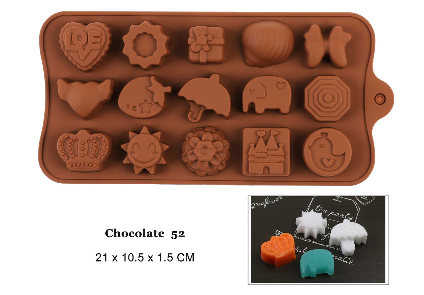 Silicone Chocolate Mold 3D Shapes Mold