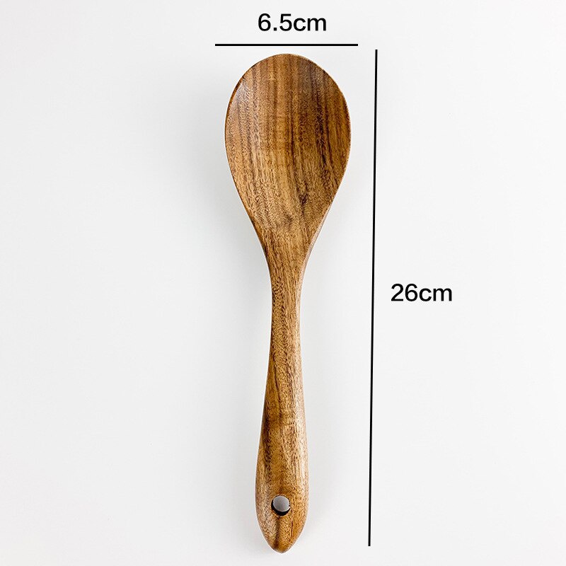 Kitchen Utensils Wooden Cooking Set