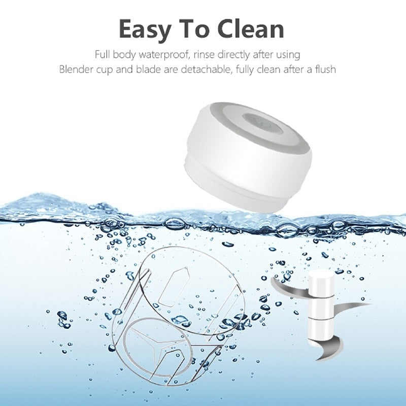 Electric Garlic Masher Sturdy Durable Mini Chopper