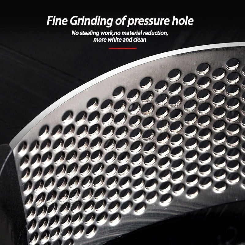Garlic Press Stainless Steel Crusher